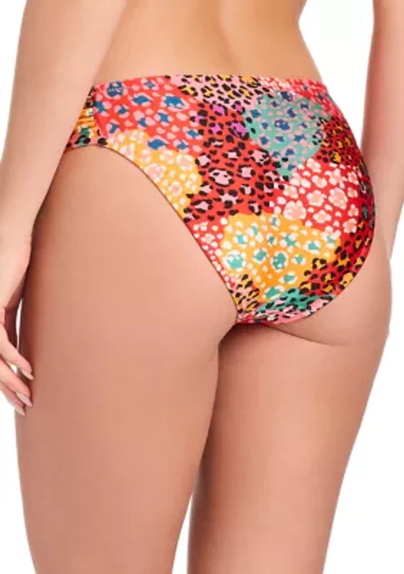 Belle of the Ball Mixed Animal Print Swim Bottoms