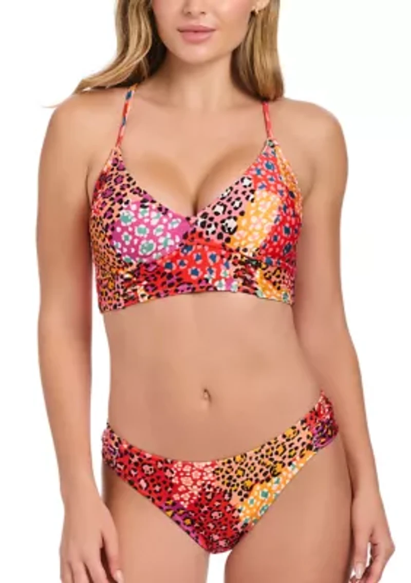 Belle of the Ball Mixed Animal Print Swim Bottoms