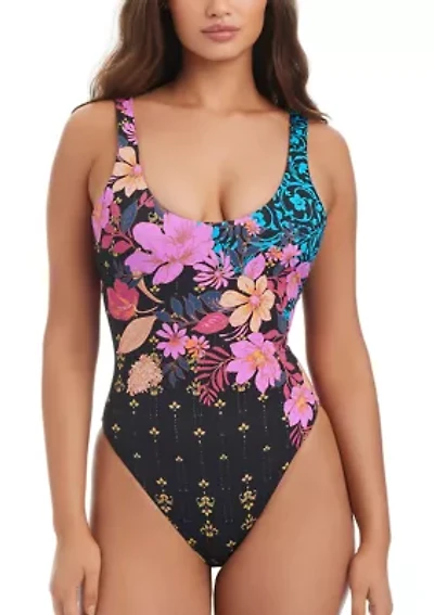 Swipe Right Reversible One Piece Swimsuit