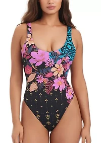 Swipe Right Reversible One Piece Swimsuit