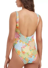 Scene Stealer Tank One Piece Swimsuit