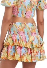 Two Tier Ruffle Skirt Coverup