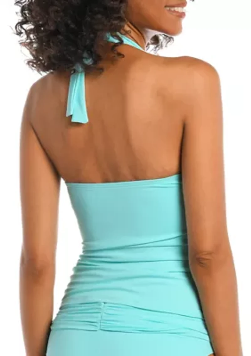 Island Goddess D Cup Halter Swim Tankini