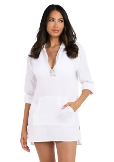 Seaside Covers Hooded Tunic Swim Cover Up
