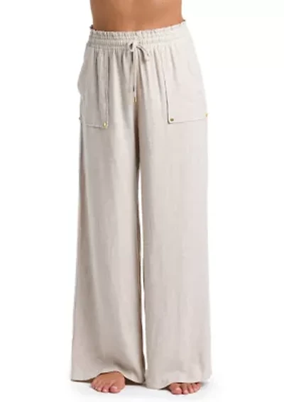 Women's Beach Pants with Patch Pockets