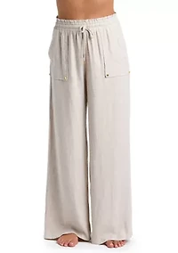 Women's Beach Pants with Patch Pockets