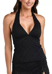 Women's Halter Goddess Tankini Swim Top