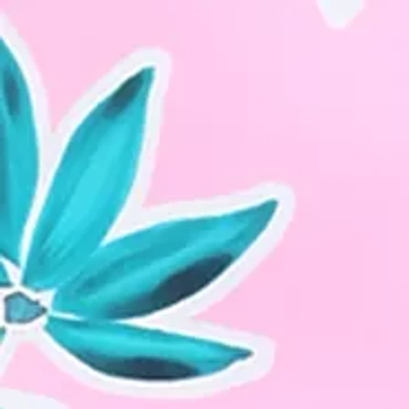 Opulent Palm Tankini with Gold Ring