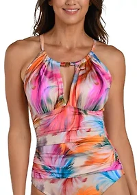 Women's High Neck Keyhole Mio Swimsuit