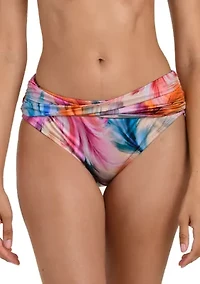 Women's Mid Waist Twist Front Swim Bottoms