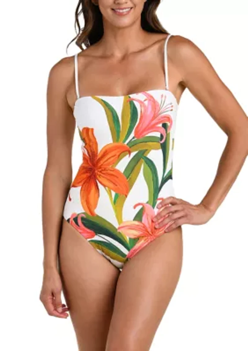 Lingerie Strap One Piece Bathing Suit