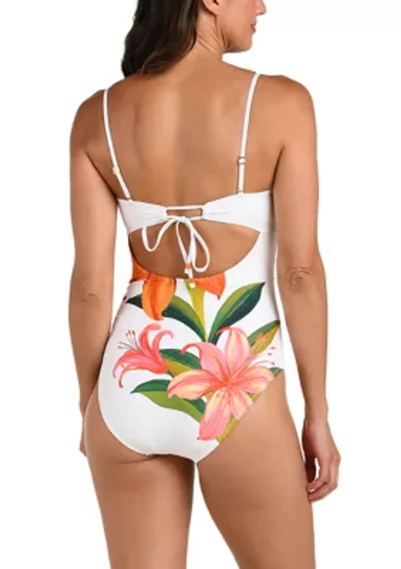 Lingerie Strap One Piece Bathing Suit