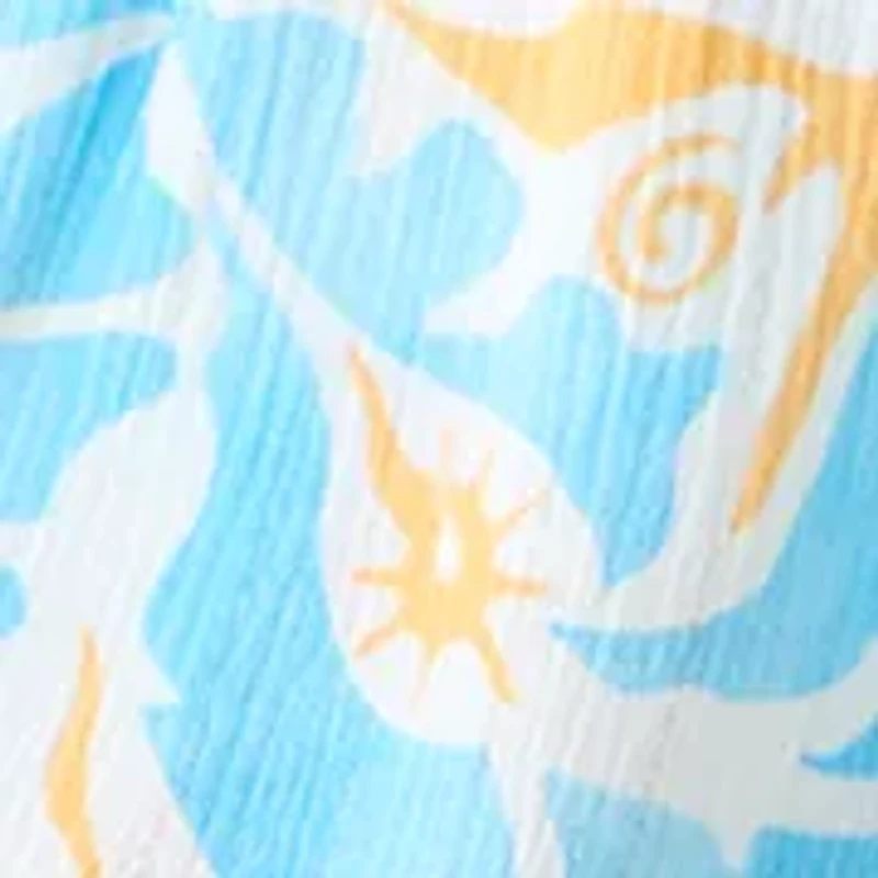 Swim Coverup Shorts with Drawstring
