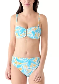 Shirred Band Hipster Bikini Bottoms