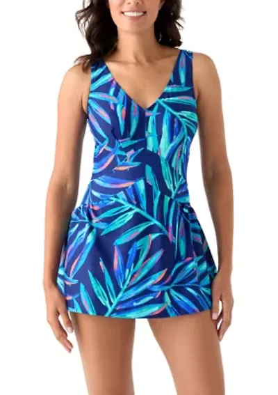 Women's Palm Leaves Swimdress