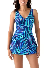 Women's Palm Leaves Swimdress
