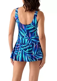 Women's Palm Leaves Swimdress