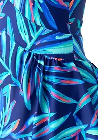Women's Palm Leaves Swimdress