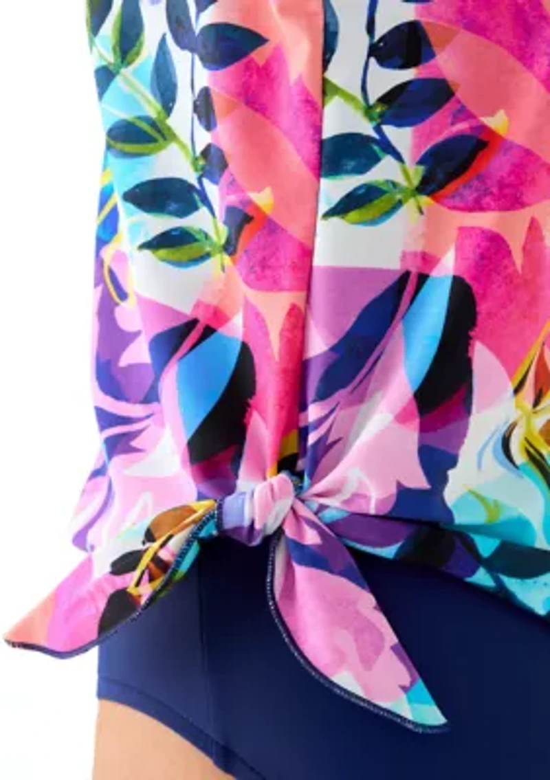 Women's Garden Abstract Floral Swimsuit