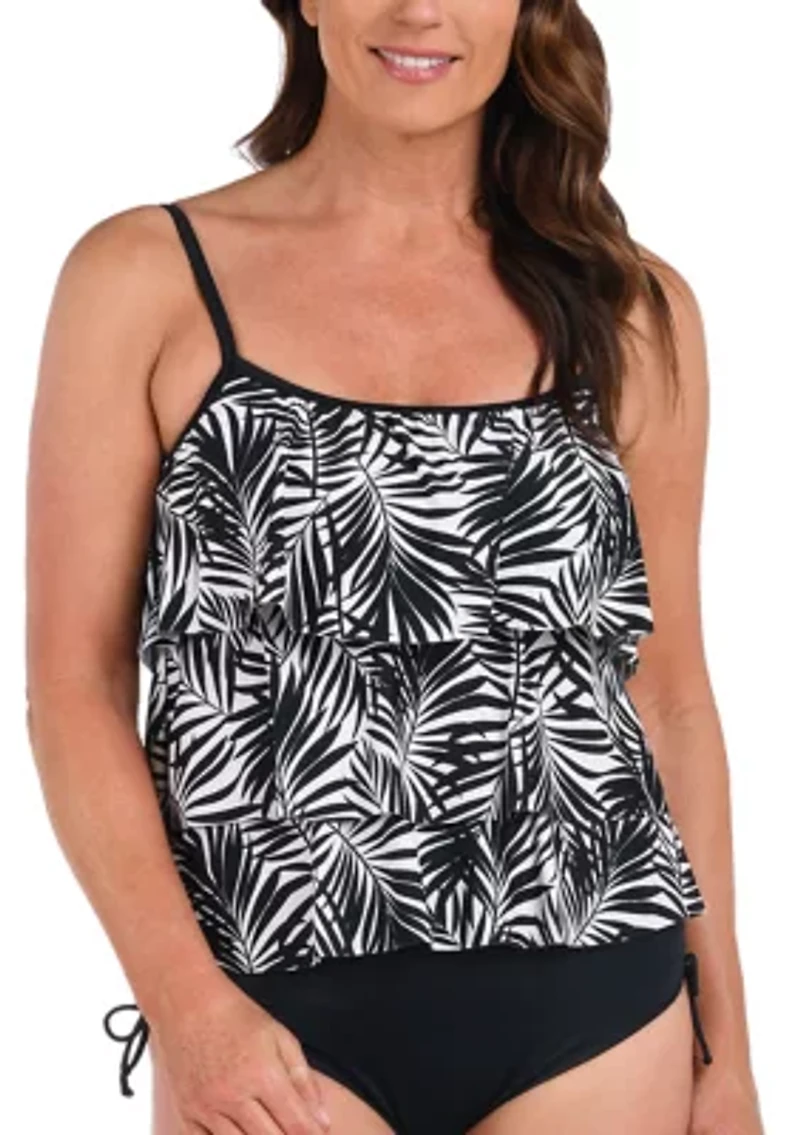 Triple Tier Tankini Top