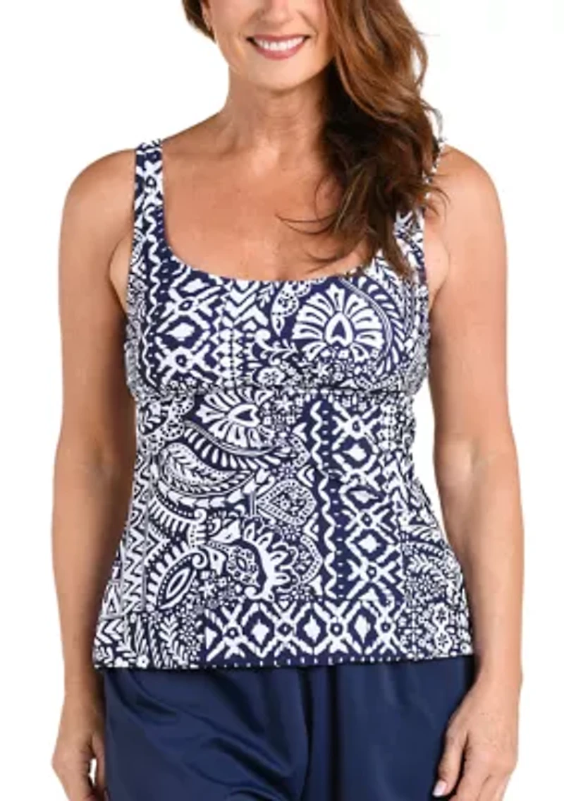 Island Bohemia Tankini Swim Top