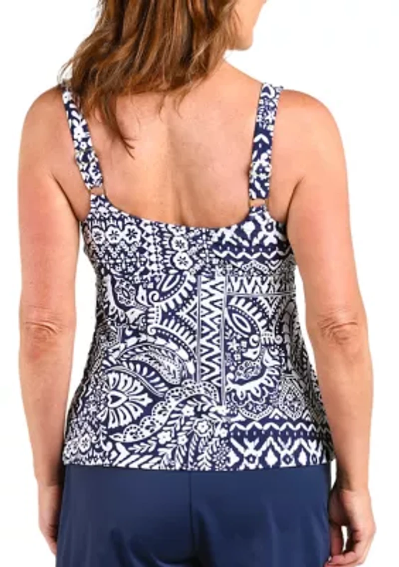 Island Bohemia Tankini Swim Top