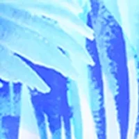 Pacific Palms Banded Blouson Tankini Top