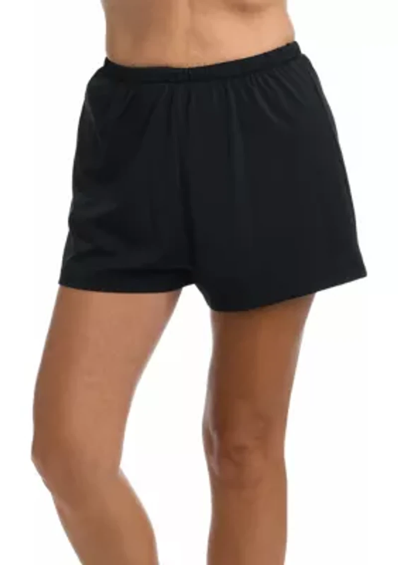 Solid Jogger Swim Shorts