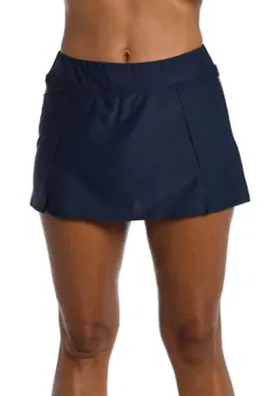Waist Band Skirted Swim Bottoms