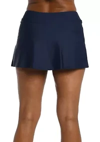 Waist Band Skirted Swim Bottoms