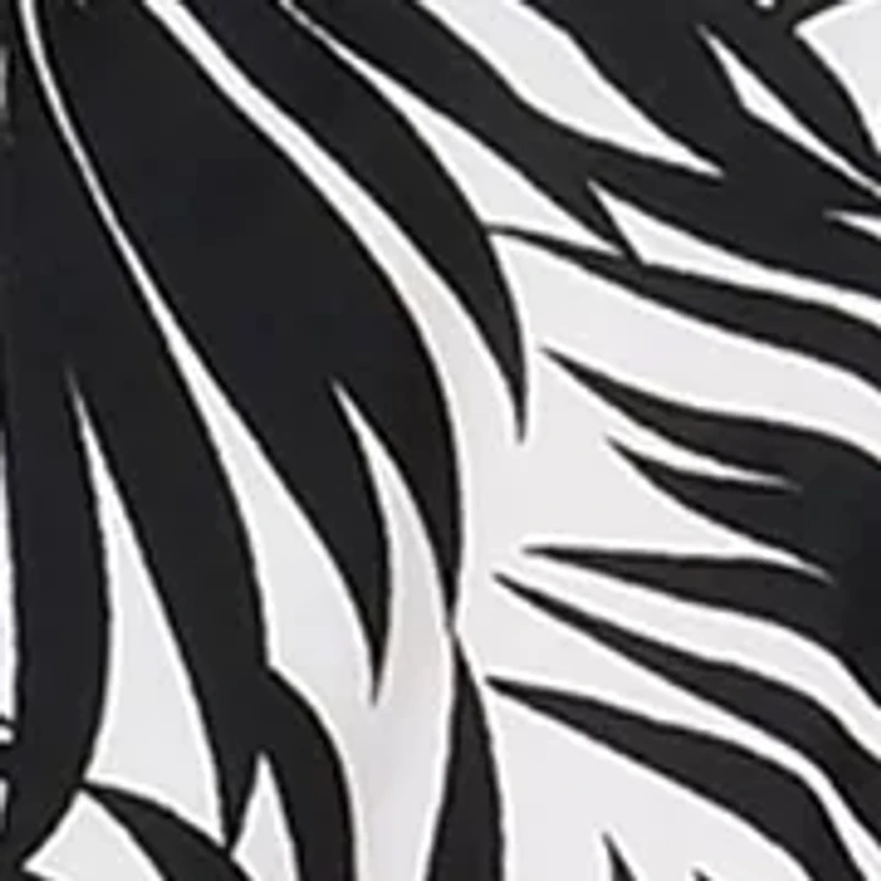 Plus Palm Retreat Triple Tiered Tankini Swim Top