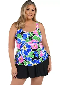 Plus Maxine Summer Splash Swim Dress