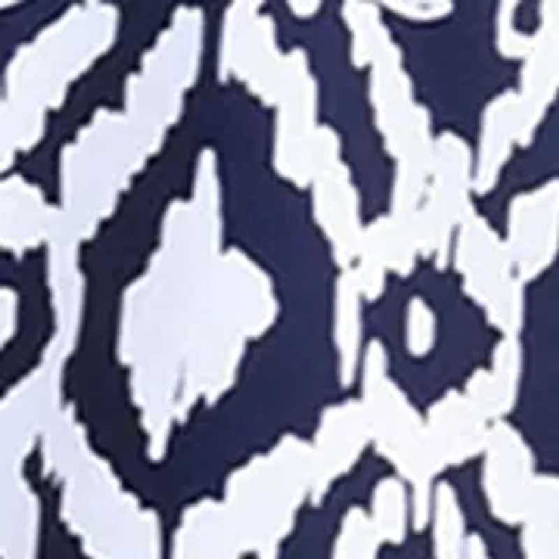 Plus Island Bohemia Tie Side Skirtini Swimdress