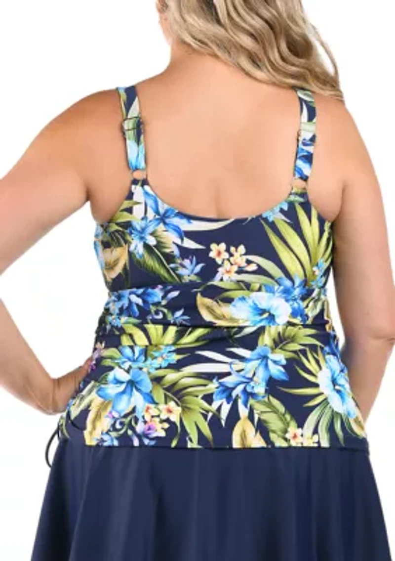 Plus Island Serenity Skirtini Swimdress