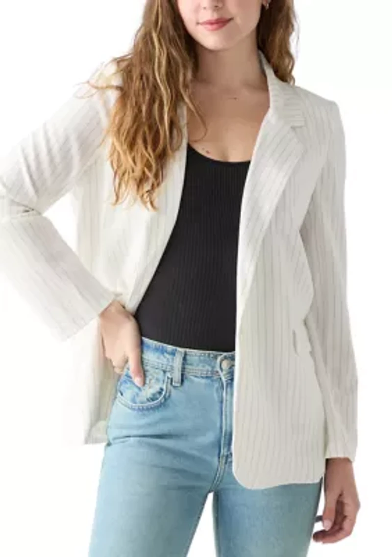 Women's Pinstripe Blazer