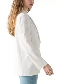 Women's  Pinstripe Blazer