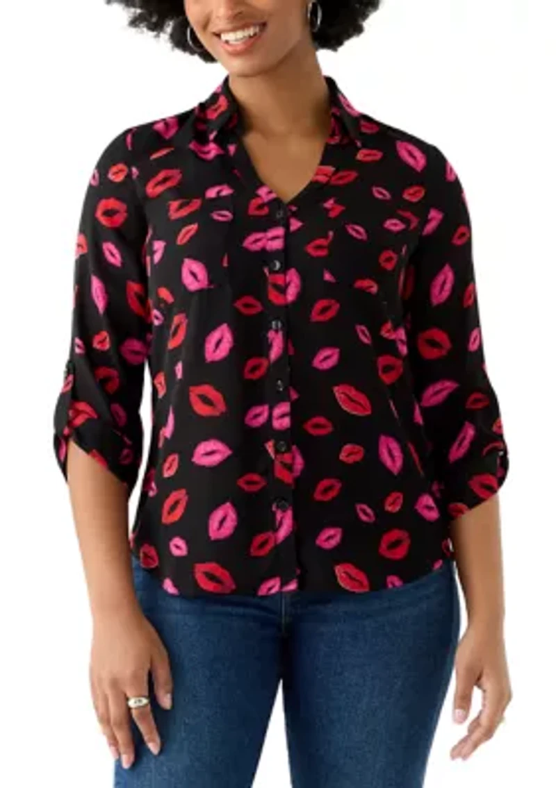 Women's Pattern Portofino Top