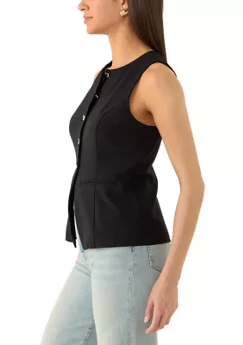 Women's Button Up Vest