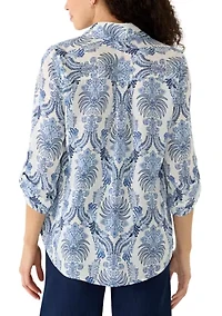Women's Top Collared Shirt