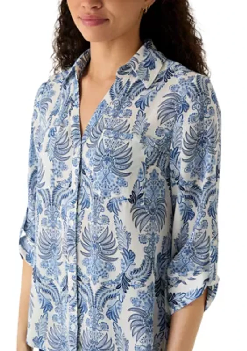 Women's Top Collared Shirt