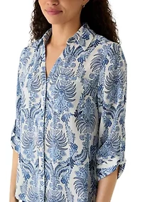Women's Top Collared Shirt