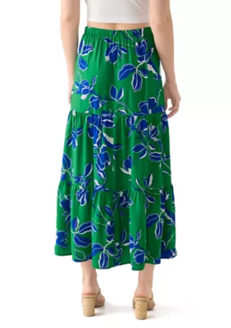 Women's  Floral Printed Skirt