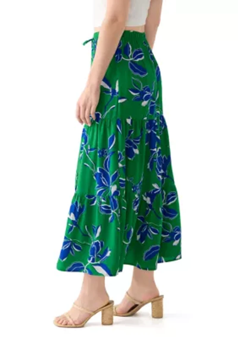 Women's  Floral Printed Skirt