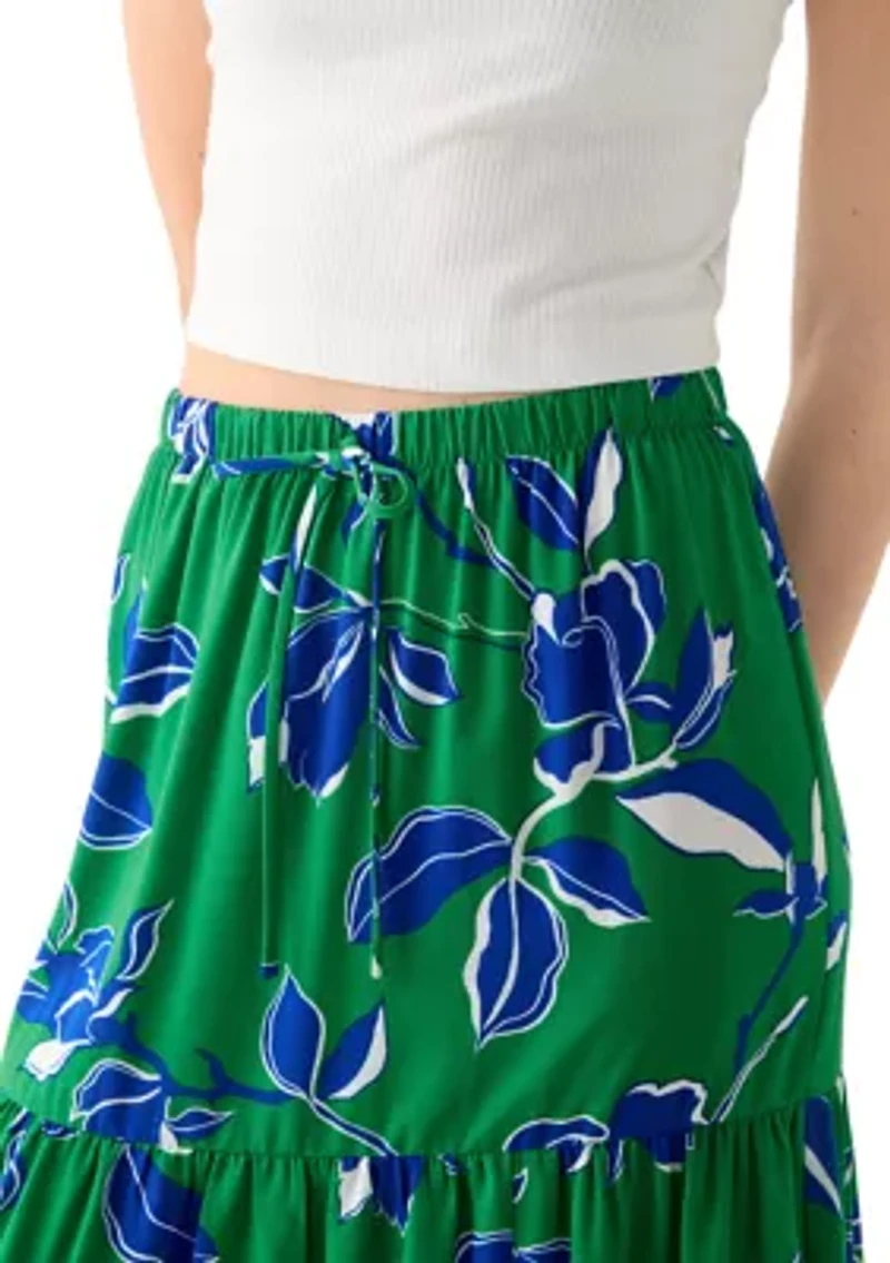 Women's  Floral Printed Skirt