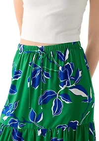 Women's  Floral Printed Skirt