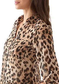 Women's Animal Print Portofino Top