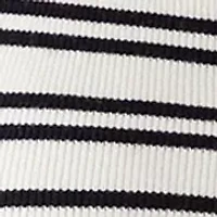 Women's Sleeveless Collared Striped Knit Top