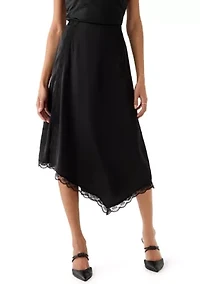 Women's Asymmetrical Midi Skirt