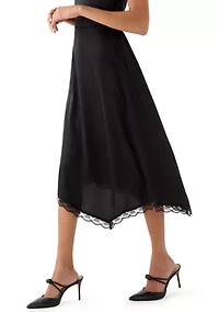 Women's Asymmetrical Midi Skirt