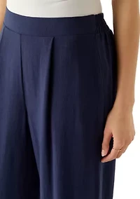 Women's Solid Mid-Rise Trousers